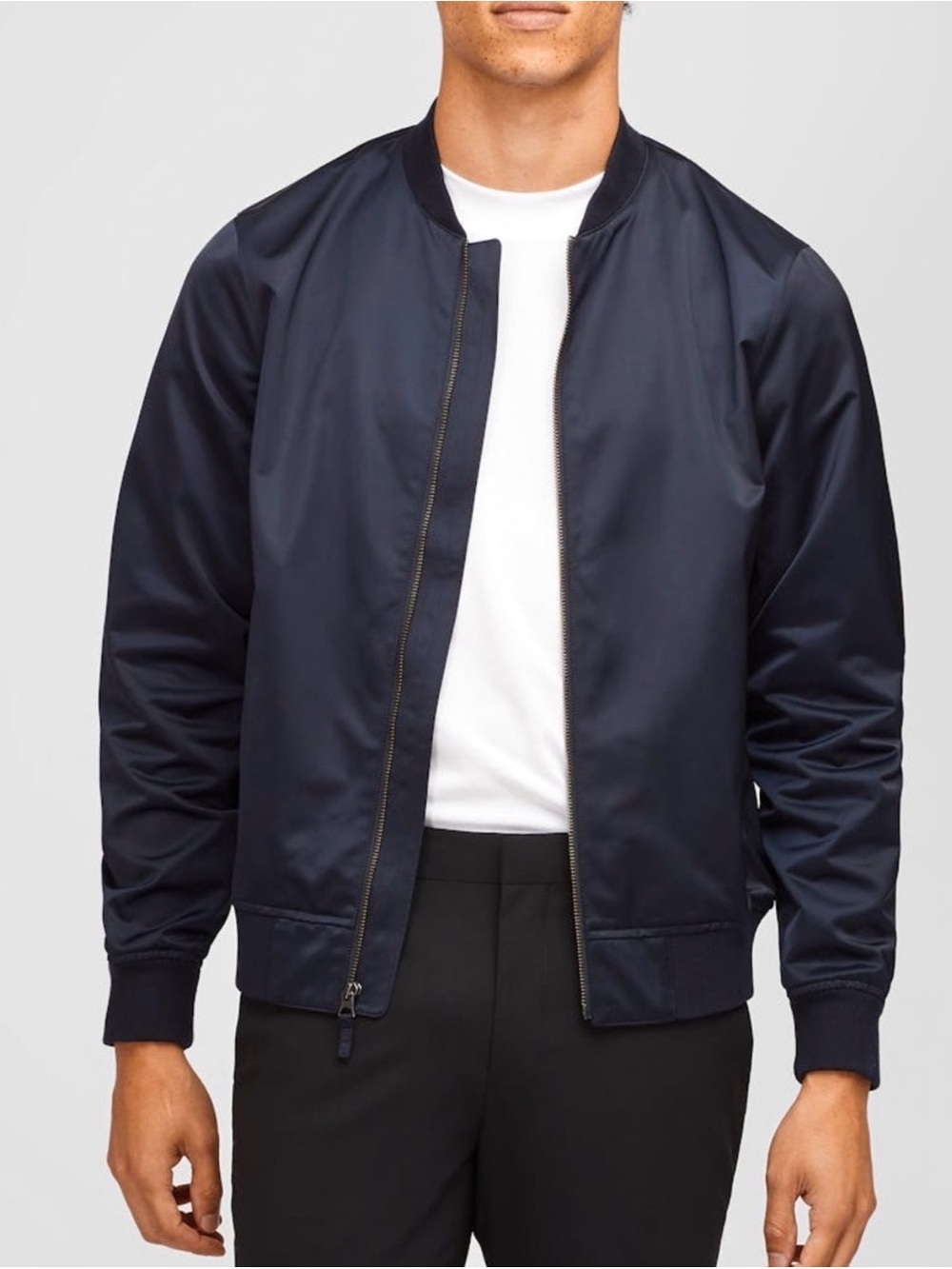 Bonobos Navy Blue Men’s Bomber Jacket